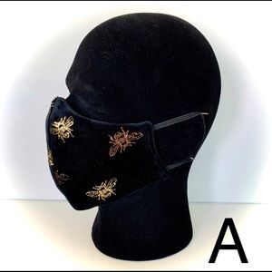 Designer brand fashion fabric face mask